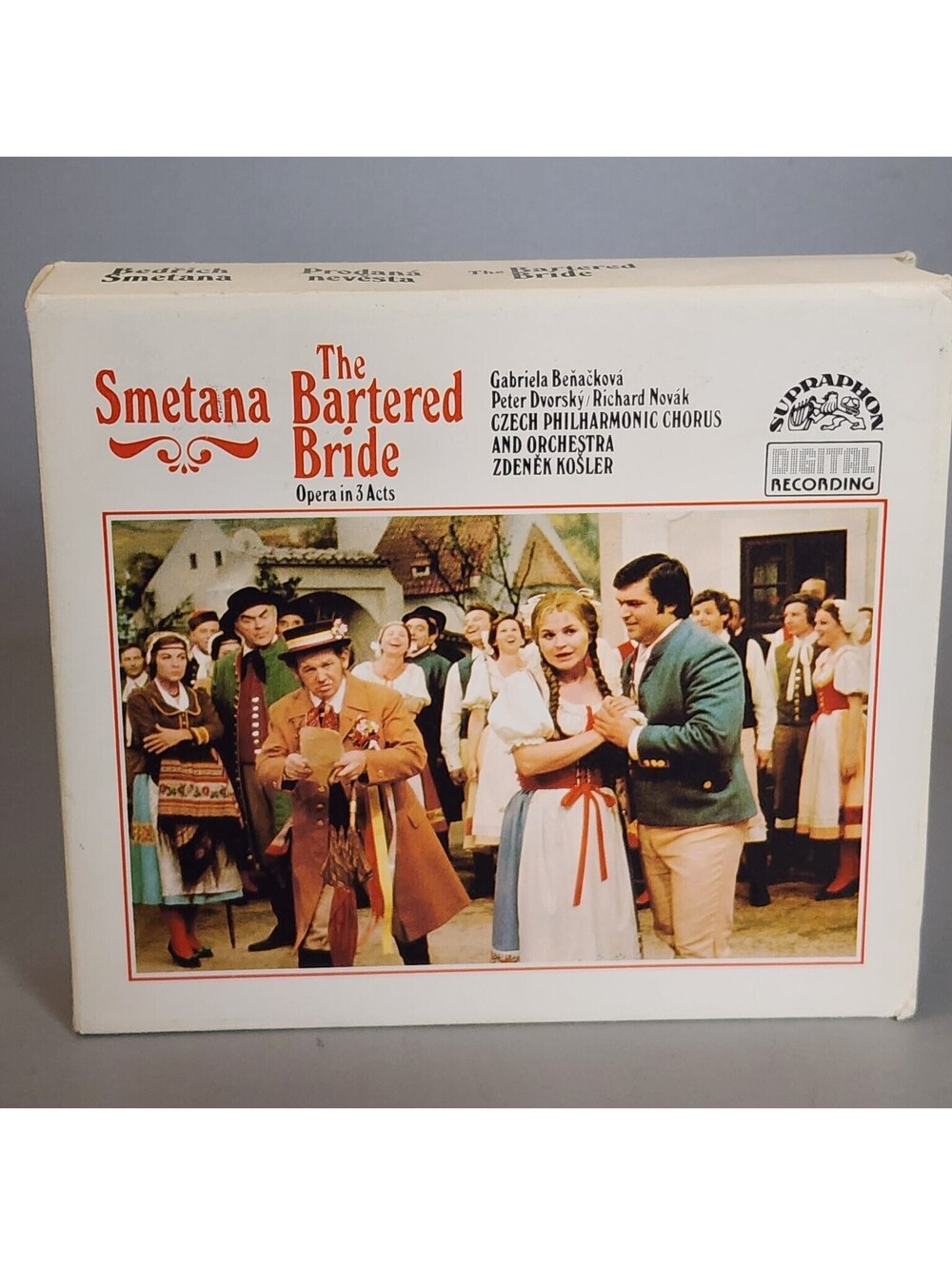 Bedřich Smetana: The Bartered Bride Opera 3xCD Supraphon Digital Recording Box
